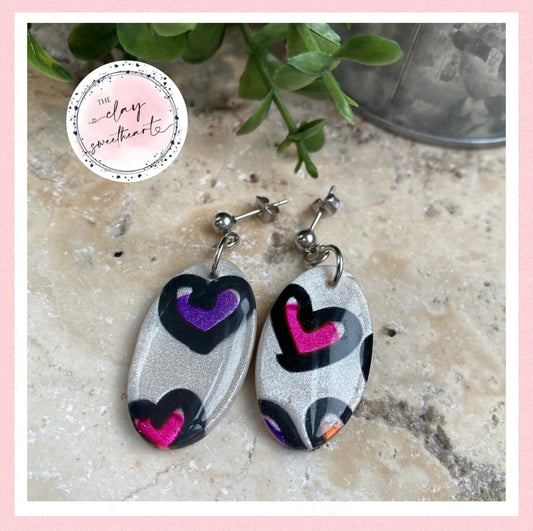 2842 Polymer clay earrings