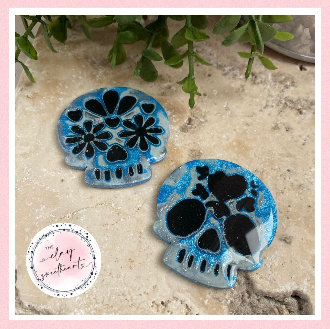 2841 Polymer clay earrings