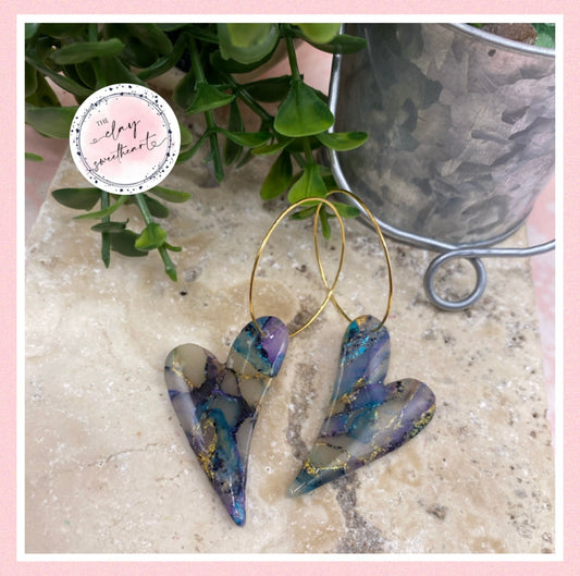 2798 Polymer clay earrings