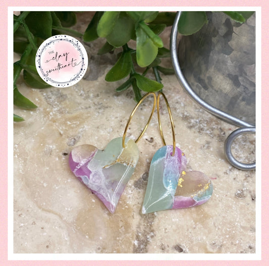 2693 Polymer clay earrings