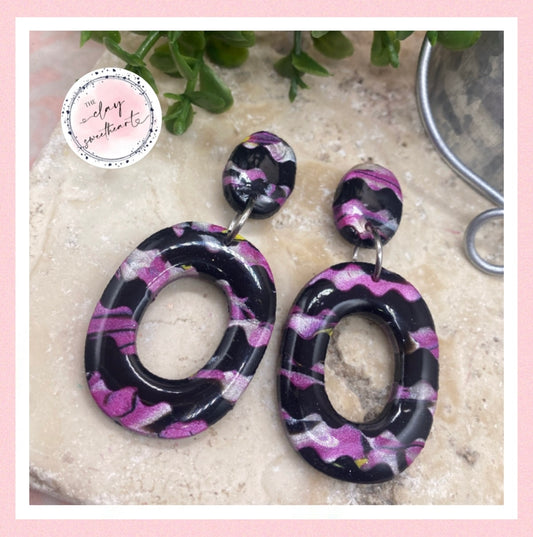 2618 Polymer clay earrings