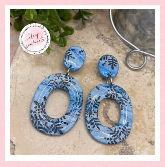 2605 Polymer clay earrings