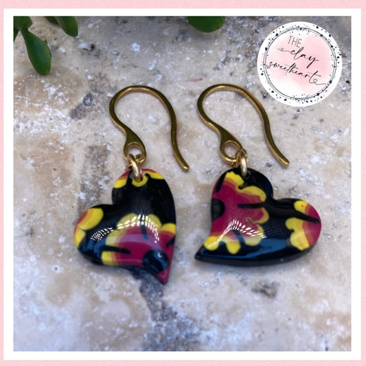 302 polymer clay earrings