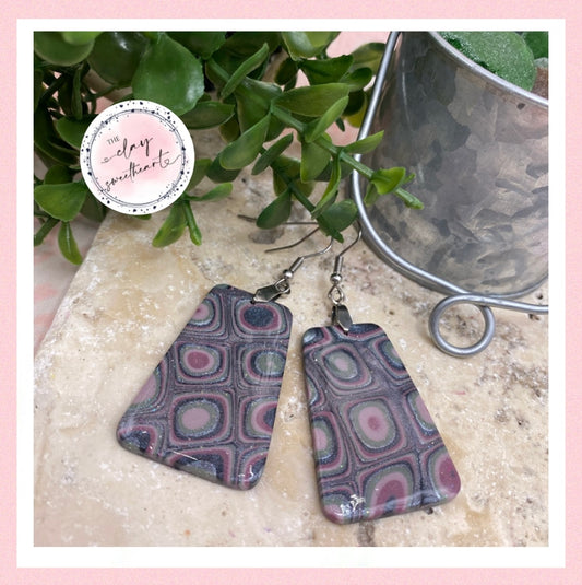 2628 Polymer clay earrings