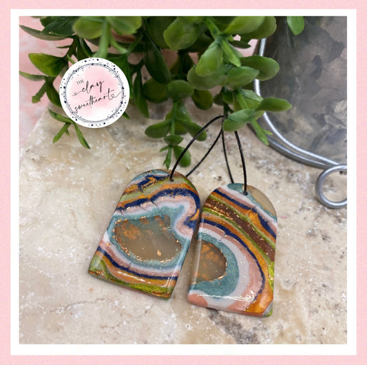 2788 Polymer clay earrings