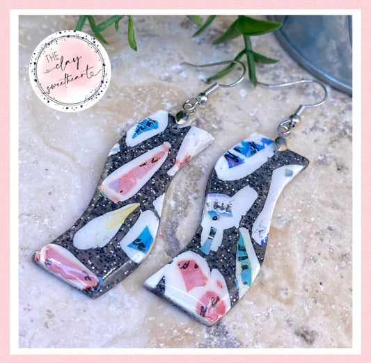 1205 polymer clay earrings